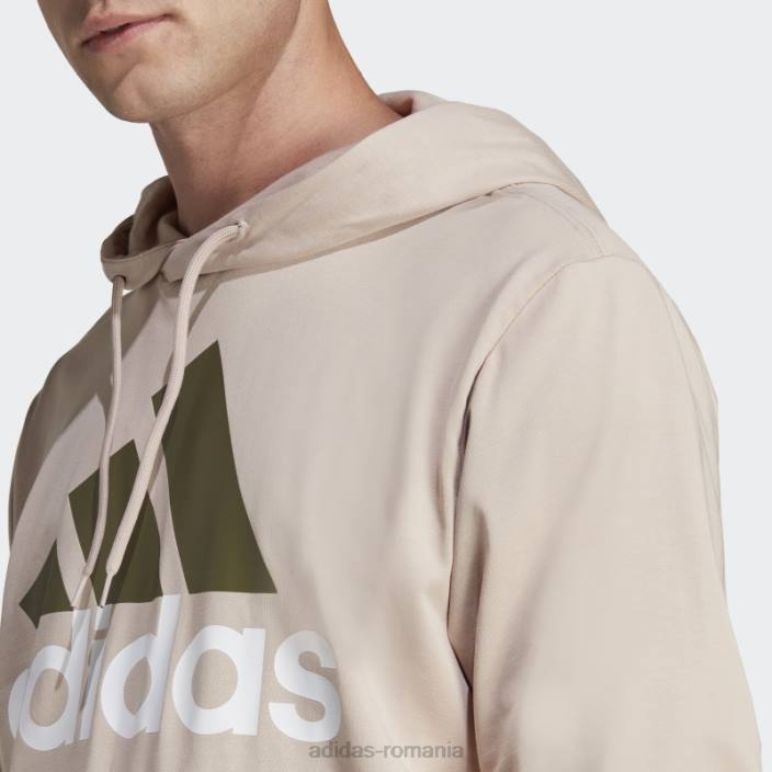 Adidas hanorac cu logo essentials taupe bărbați taupe 2JBN5893