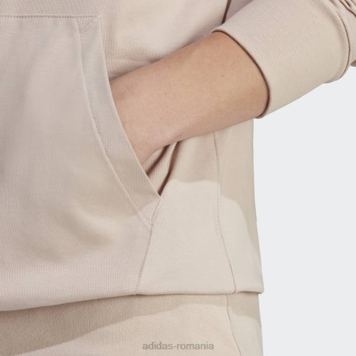 Adidas hanorac cu logo essentials taupe bărbați taupe 2JBN5893