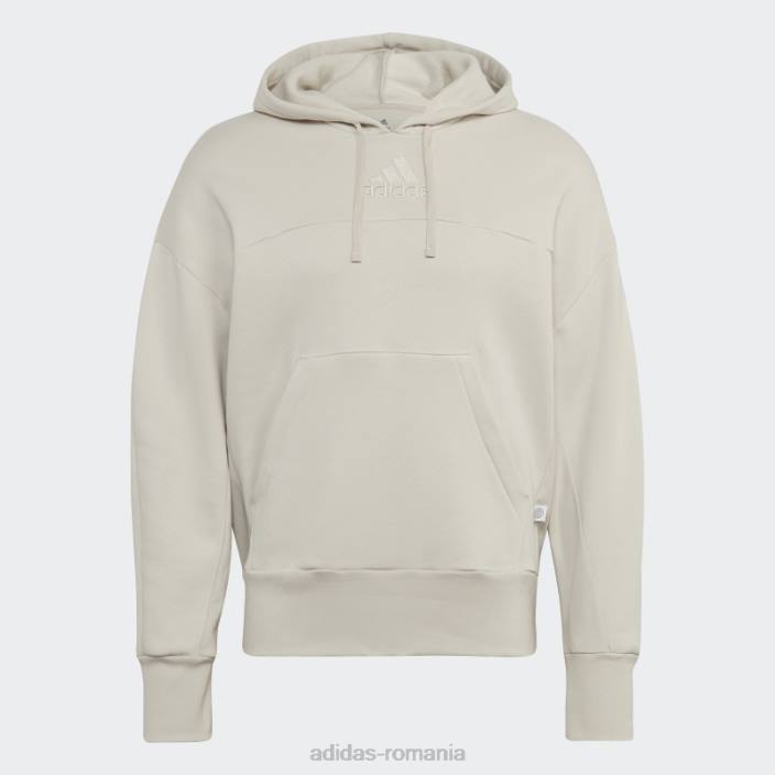 Adidas hanorac din aluminiu studio lounge fleece bărbați aluminiu 2JBN6400