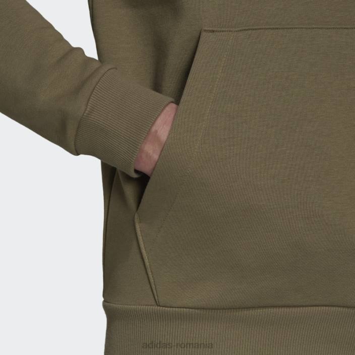Adidas hanorac din fleece cu logo mare orbit green bărbați orbita verde/alb 2JBN7525