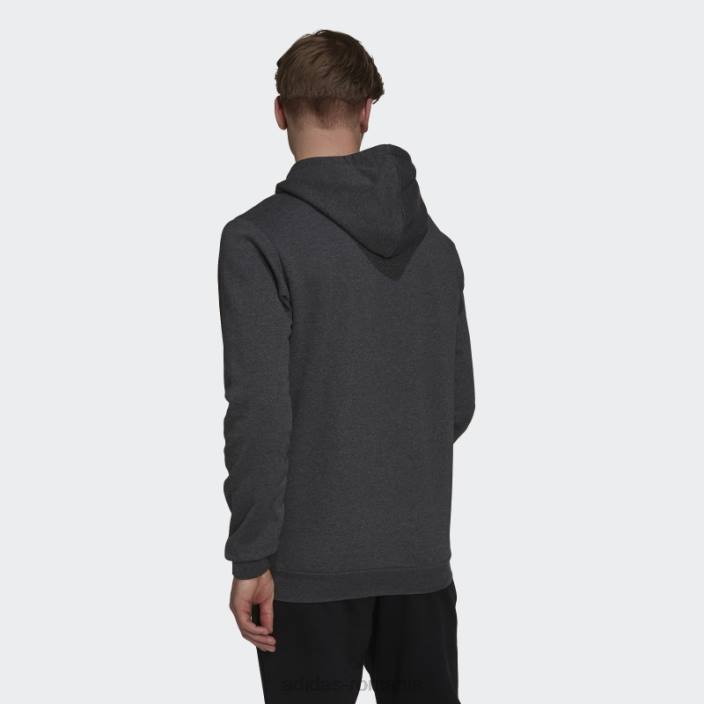Adidas hanorac din fleece essentials gri inchis heather bărbați gri închis negru/negru 2JBN6601