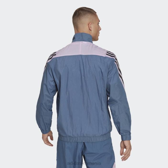 Adidas hanorac țesut cu fermoar 1/4 cu 3 dungi icoane future din oțel bărbați oţel 2JBN14969