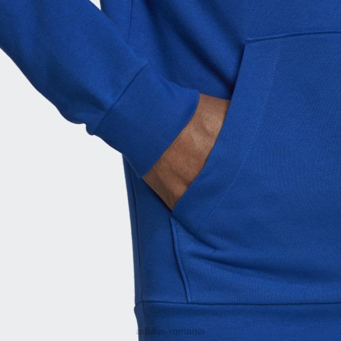 Adidas hanorac fleece essentials albastru regal bărbați albastru regal/alb 2JBN7556