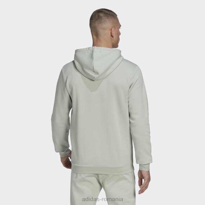 Adidas hanorac fleece essentials verde adidas bărbați oxid verde/verde 2JBN7062