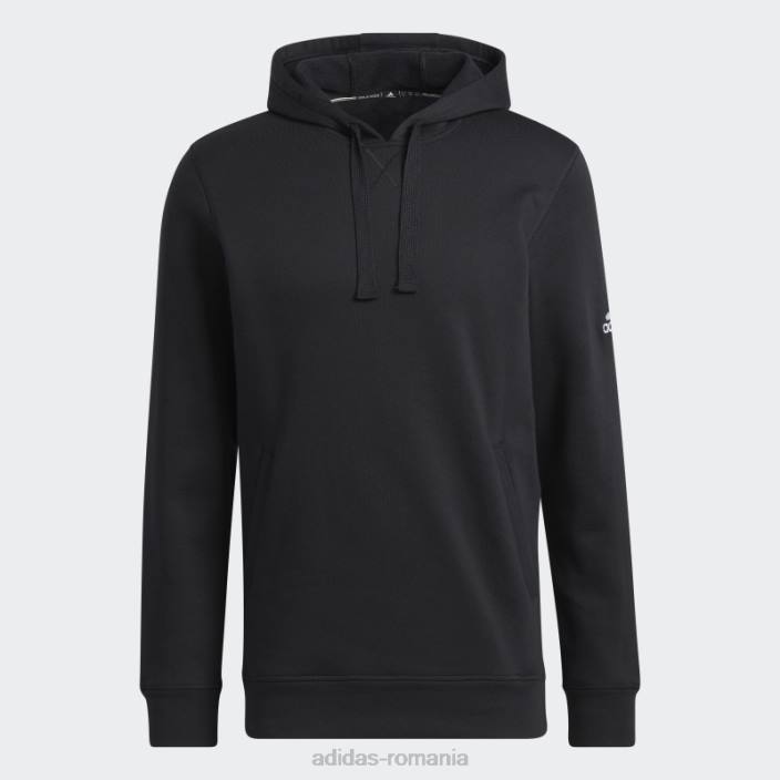 Adidas hanorac fleece negru bărbați negru 2JBN7526