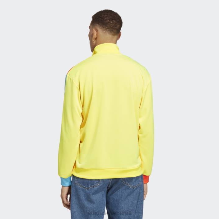 Adidas hanorac galben kidcore cu jumătate de fermoar fierbinte bărbați galben 2JBN5782