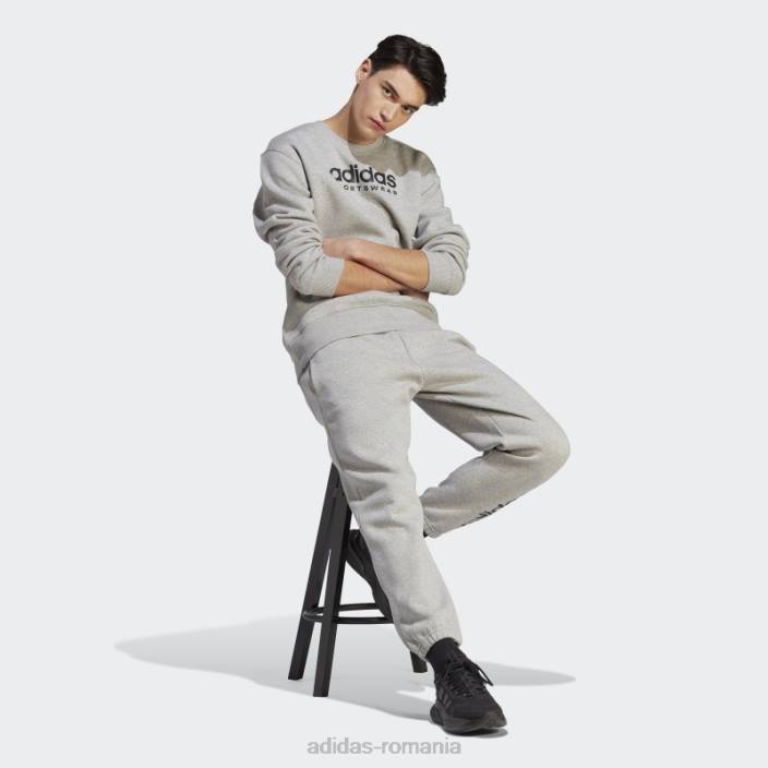 Adidas hanorac grafic all szn fleece gri mediu adidas bărbați gri mediu 2JBN13776
