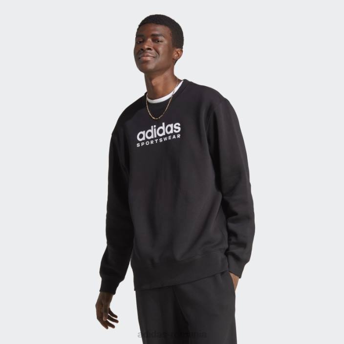 Adidas hanorac grafic all szn fleece negru adidas bărbați negru 2JBN13626