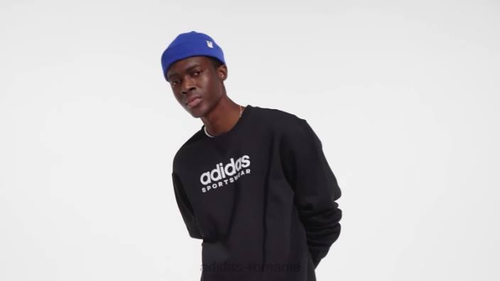 Adidas hanorac grafic all szn fleece negru adidas bărbați negru 2JBN13626