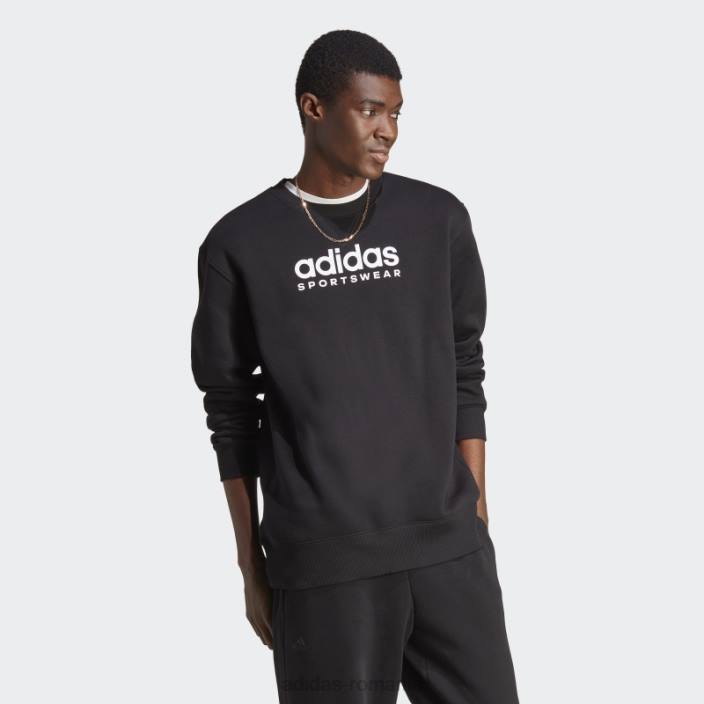 Adidas hanorac grafic all szn fleece negru adidas bărbați negru 2JBN13626