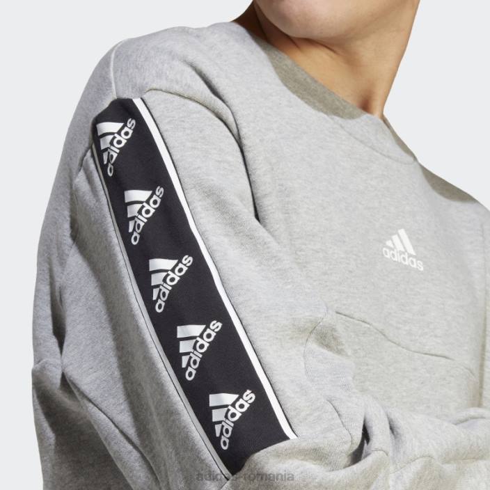 Adidas hanorac gri mediu marca love adidas bărbați gri mediu 2JBN5691