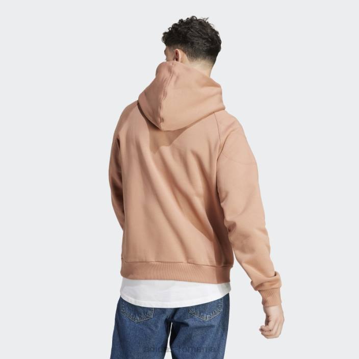 Adidas hanorac lounge fleece argilă bărbați lut 2JBN5695