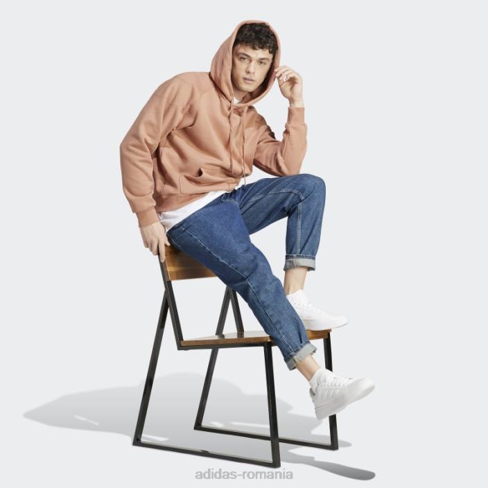 Adidas hanorac lounge fleece argilă bărbați lut 2JBN5695