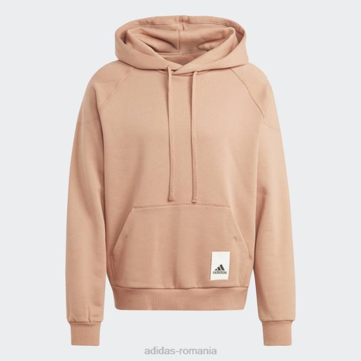 Adidas hanorac lounge fleece argilă bărbați lut 2JBN5695