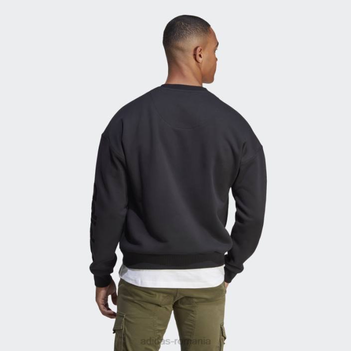 Adidas hanorac lounge fleece negru adidas bărbați negru 2JBN4980