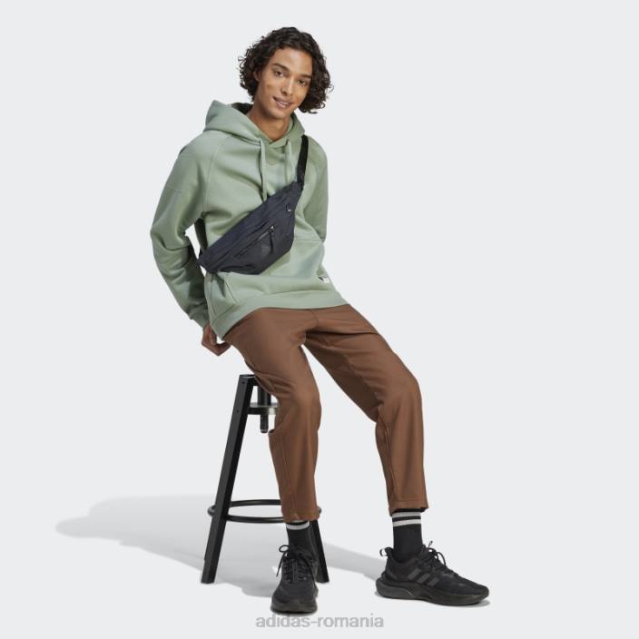 Adidas hanorac lounge fleece verde argintiu adidas bărbați verde argintiu 2JBN5736