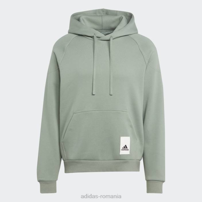 Adidas hanorac lounge fleece verde argintiu adidas bărbați verde argintiu 2JBN5736