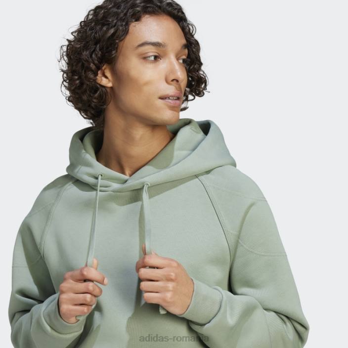 Adidas hanorac lounge fleece verde argintiu adidas bărbați verde argintiu 2JBN5736