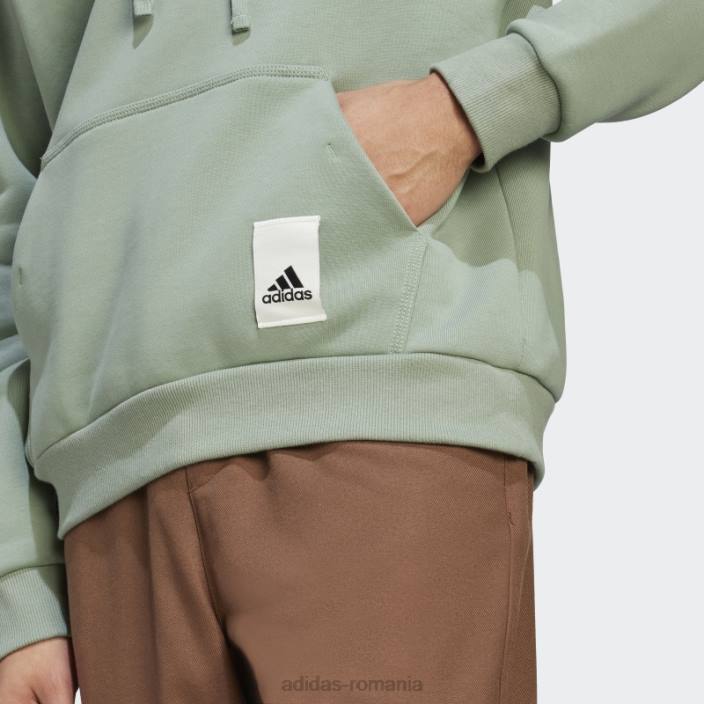 Adidas hanorac lounge fleece verde argintiu adidas bărbați verde argintiu 2JBN5736