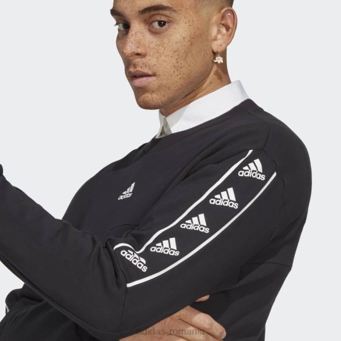 Adidas hanorac marca love negru bărbați negru 2JBN5690