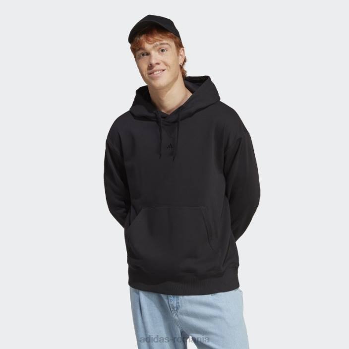 Adidas hanorac negru all szn french terry adidas bărbați negru 2JBN4839