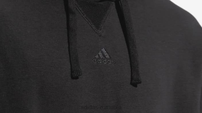 Adidas hanorac negru all szn french terry adidas bărbați negru 2JBN4839