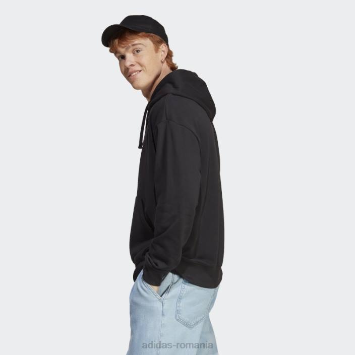 Adidas hanorac negru all szn french terry adidas bărbați negru 2JBN4839