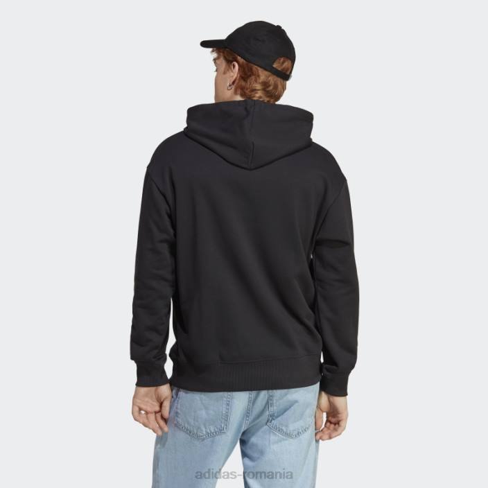 Adidas hanorac negru all szn french terry adidas bărbați negru 2JBN4839