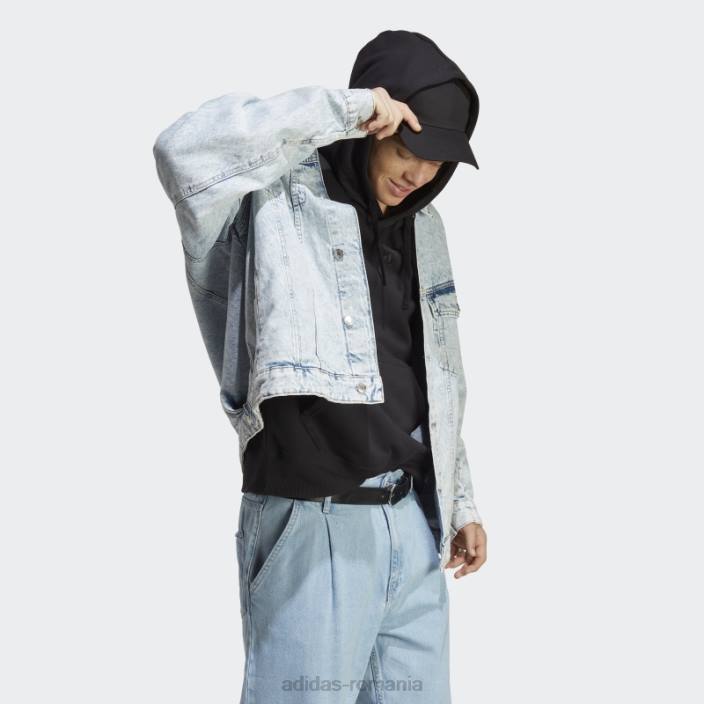 Adidas hanorac negru all szn french terry adidas bărbați negru 2JBN4839