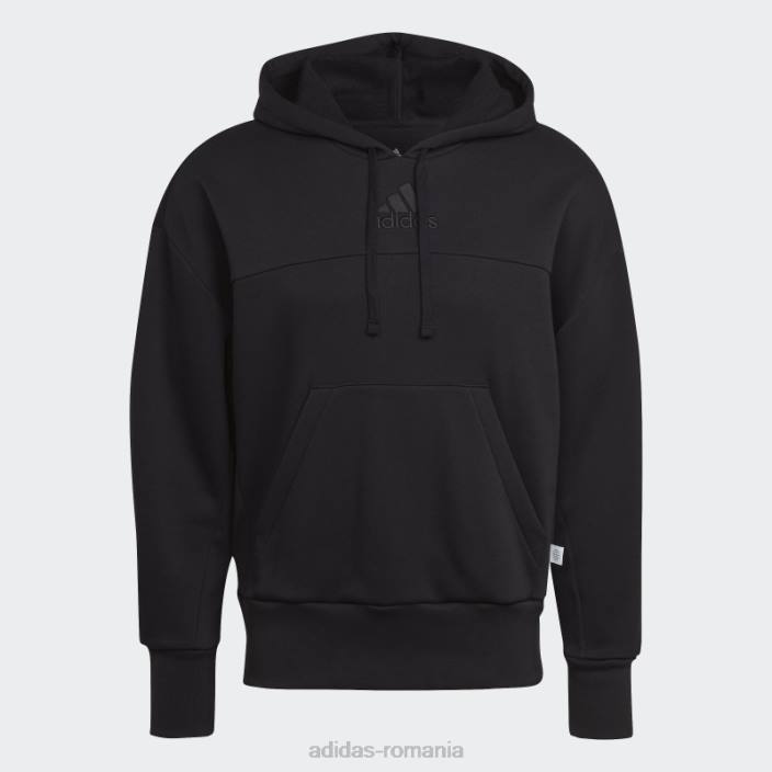Adidas hanorac negru studio lounge fleece adidas bărbați negru 2JBN6705