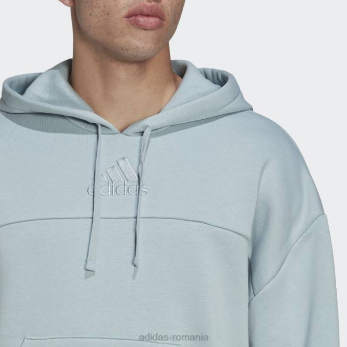 Adidas hanorac studio lounge fleece gri bărbați gri 2JBN14737