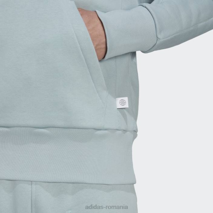 Adidas hanorac studio lounge fleece gri bărbați gri 2JBN14737