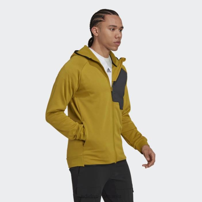 Adidas hanorac x-city cu fermoar complet olive bărbați măsline 2JBN7244