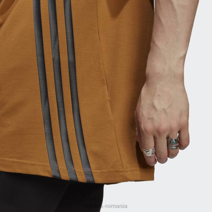 Adidas icoane viitoare 3 dungi tee bronz bărbați bronz 2JBN1003