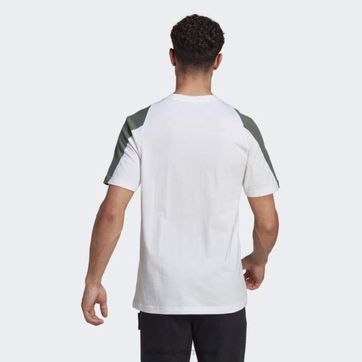 Adidas icoane viitoare brodate insignă de tricou sport alb bărbați alb 2JBN7321