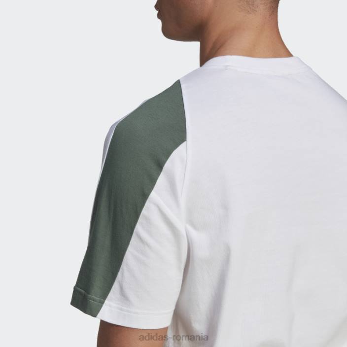 Adidas icoane viitoare brodate insignă de tricou sport alb bărbați alb 2JBN7321