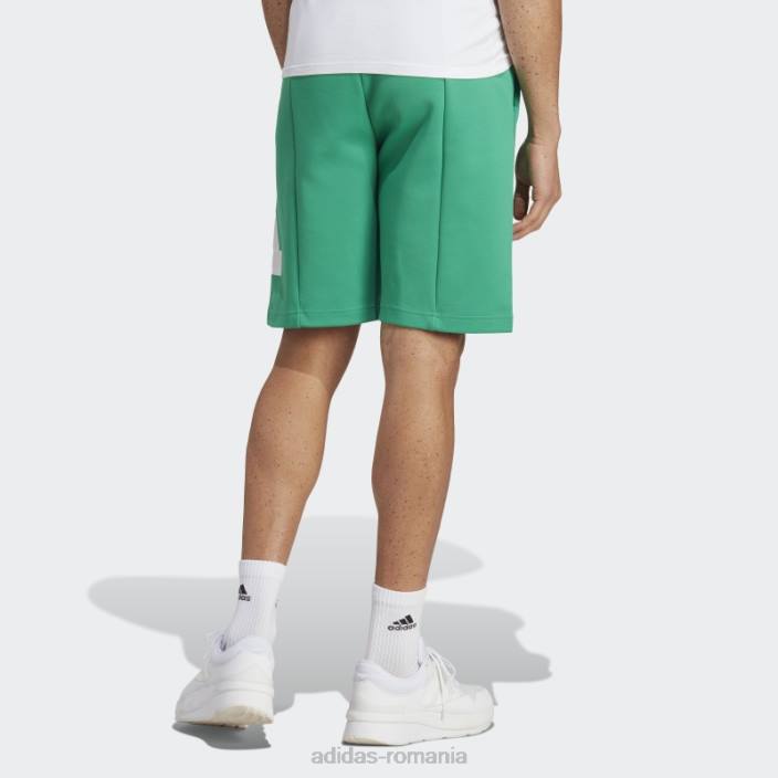 Adidas icoane viitoare insignă de pantaloni scurți sport curte verde bărbați verde curte 2JBN14485