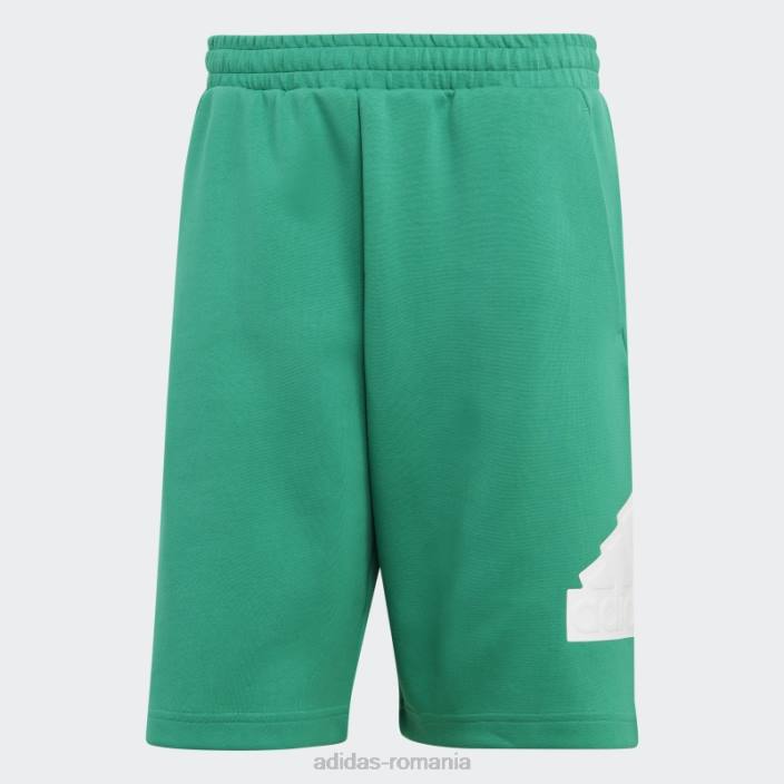 Adidas icoane viitoare insignă de pantaloni scurți sport curte verde bărbați verde curte 2JBN14485