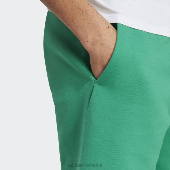 Adidas icoane viitoare insignă de pantaloni scurți sport curte verde bărbați verde curte 2JBN14485