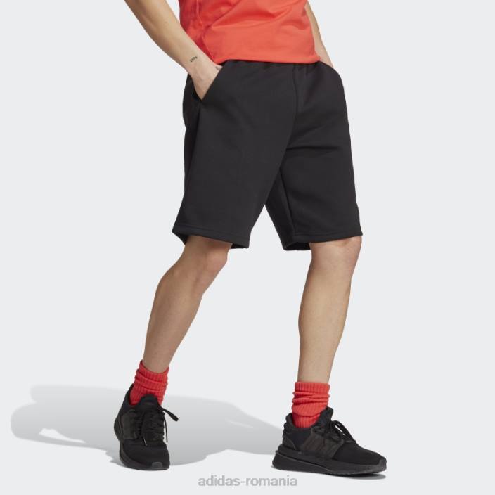 Adidas icoane viitoare insignă de pantaloni scurți sport negru bărbați negru/rosu 2JBN5887