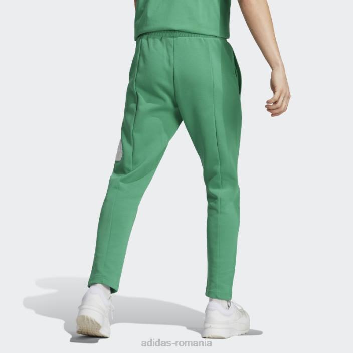 Adidas icoane viitoare insignă de pantaloni sport curte verde bărbați verde curte 2JBN6128