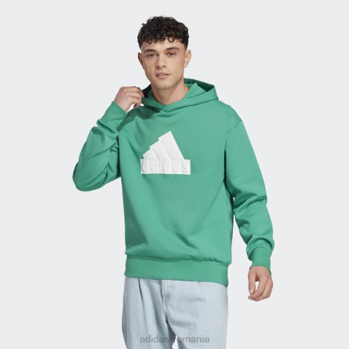 Adidas icoane viitoare insignă de sport hanorac verde curte bărbați verde curte 2JBN14474