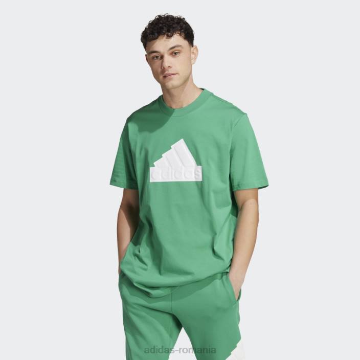 Adidas icoane viitoare insignă de tricou sport curte verde adidas bărbați verde curte 2JBN14460