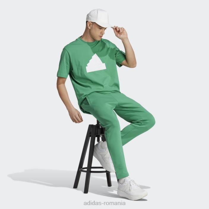 Adidas icoane viitoare insignă de tricou sport curte verde adidas bărbați verde curte 2JBN14460