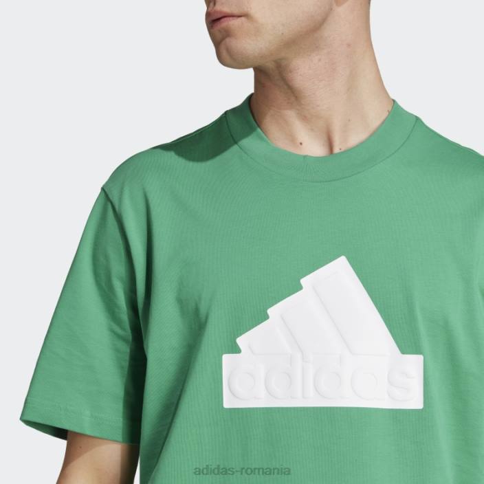 Adidas icoane viitoare insignă de tricou sport curte verde adidas bărbați verde curte 2JBN14460