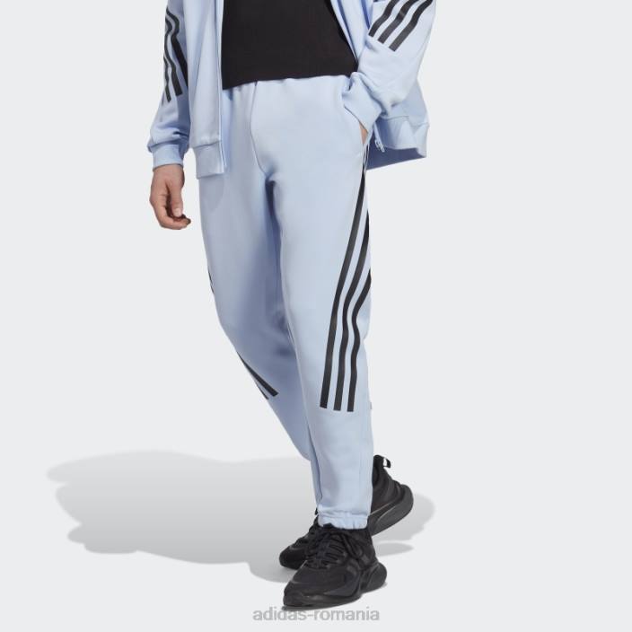 Adidas icoane viitoare pantaloni 3 dungi albastru zori bărbați zori albastre 2JBN6073
