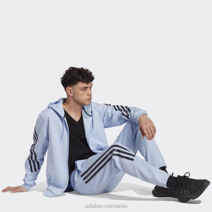 Adidas icoane viitoare pantaloni 3 dungi albastru zori bărbați zori albastre 2JBN6073
