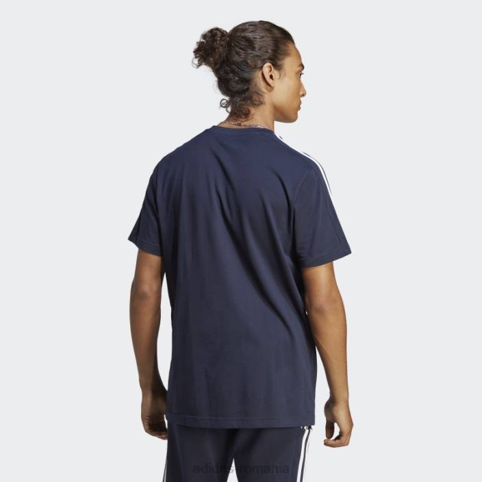 Adidas ink essentials tricou cu 3 dungi din tricou adidas bărbați cerneală/alb 2JBN13275