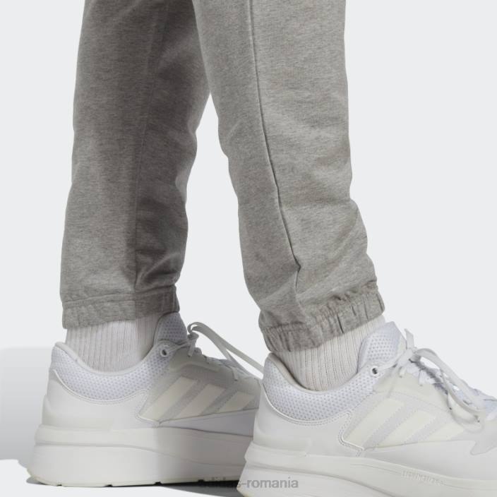 Adidas insignă conică din jerseu unic esențiale de pantaloni sport gri mediu bărbați gri mediu 2JBN5726