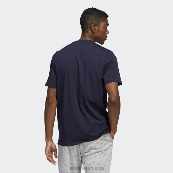 Adidas insignă din folie lichidă de cerneală pentru sport graphic tee bărbați cerneală 2JBN5234